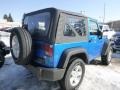 2015 Hydro Blue Pearl Jeep Wrangler Sport 4x4  photo #5