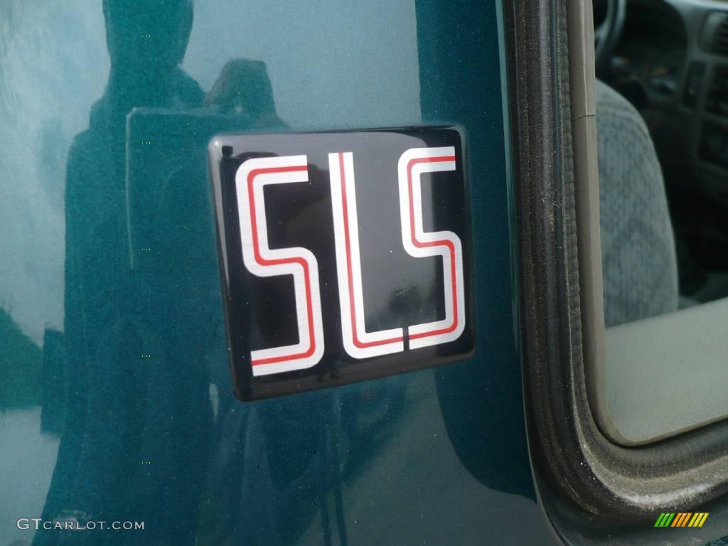 1998 Sonoma SLS Extended Cab - Emerald Green Metallic / Pewter photo #11