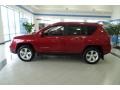 Deep Cherry Red Crystal Pearl 2015 Jeep Compass Latitude Exterior