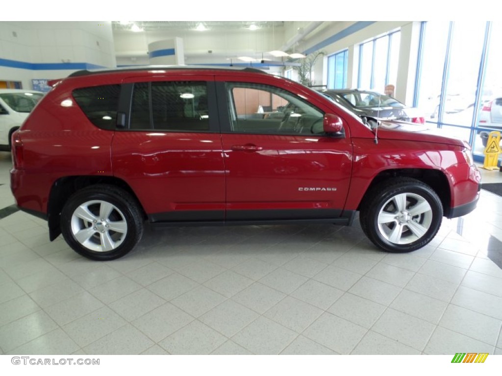 Deep Cherry Red Crystal Pearl 2015 Jeep Compass Latitude Exterior Photo #102101058