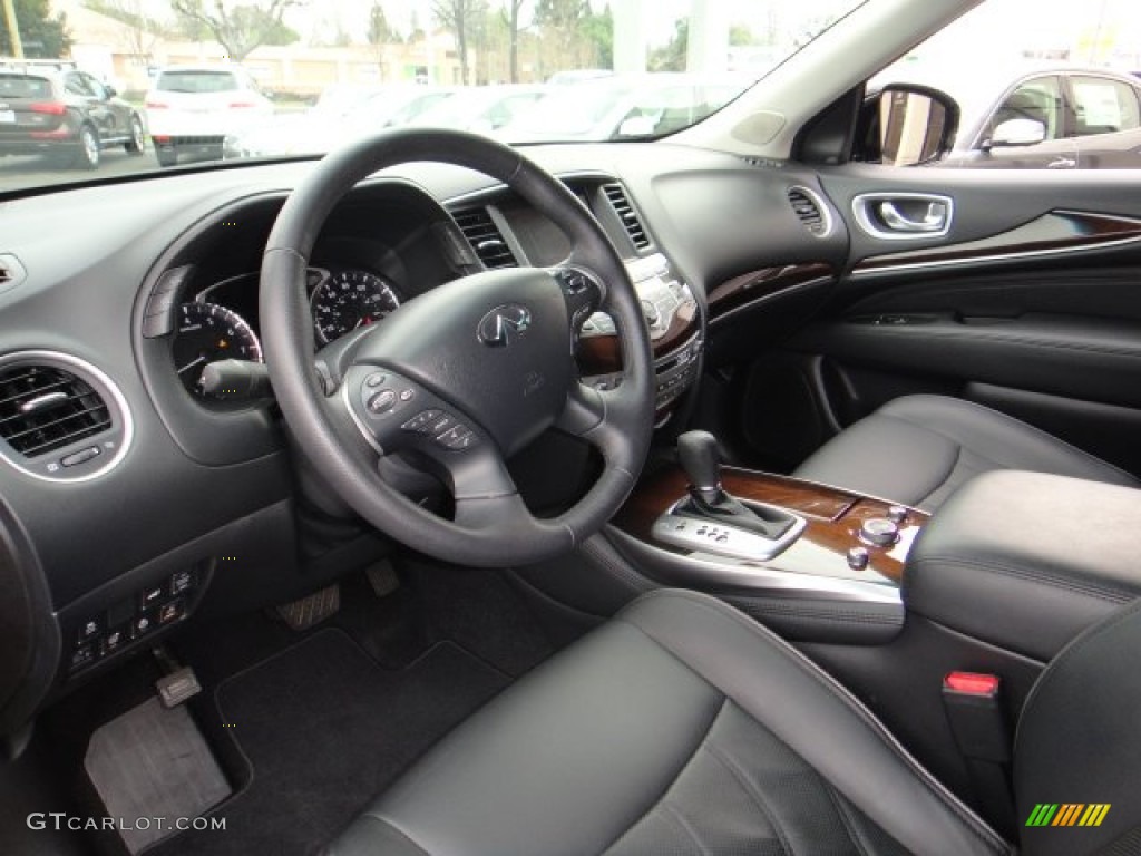 2014 QX60 3.5 AWD - Diamond Slate / Graphite photo #9