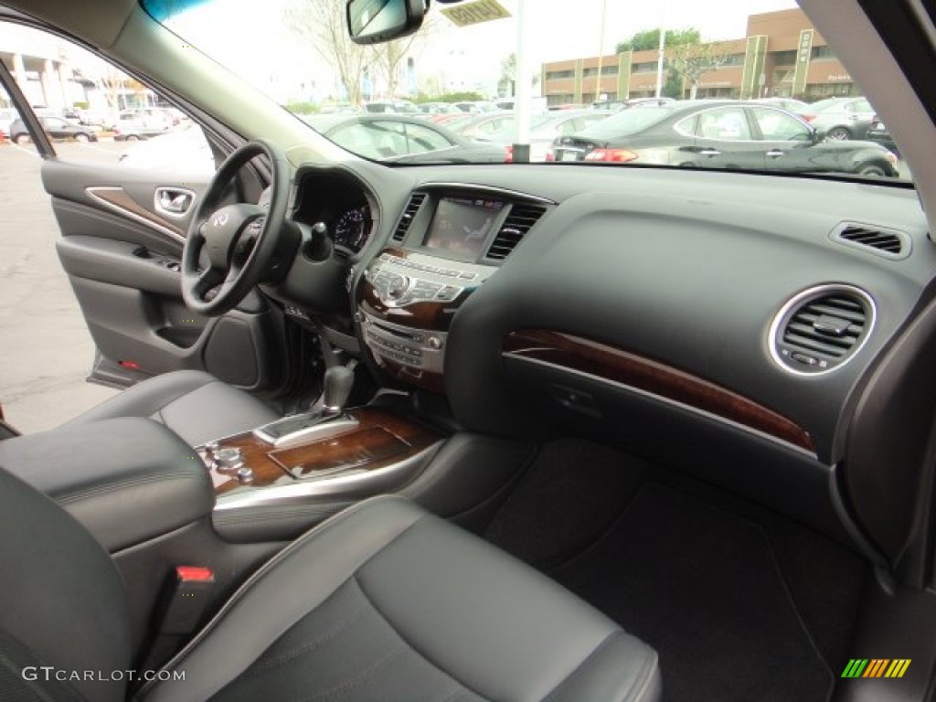 2014 QX60 3.5 AWD - Diamond Slate / Graphite photo #34