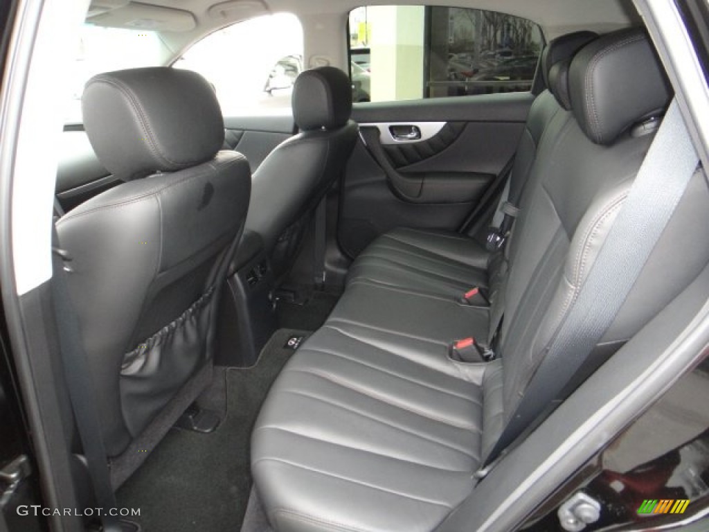 2012 Infiniti FX 35 AWD Rear Seat Photo #102102654