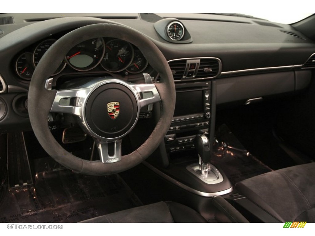 2012 Porsche 911 Carrera 4 GTS Coupe Black Dashboard Photo #102102963