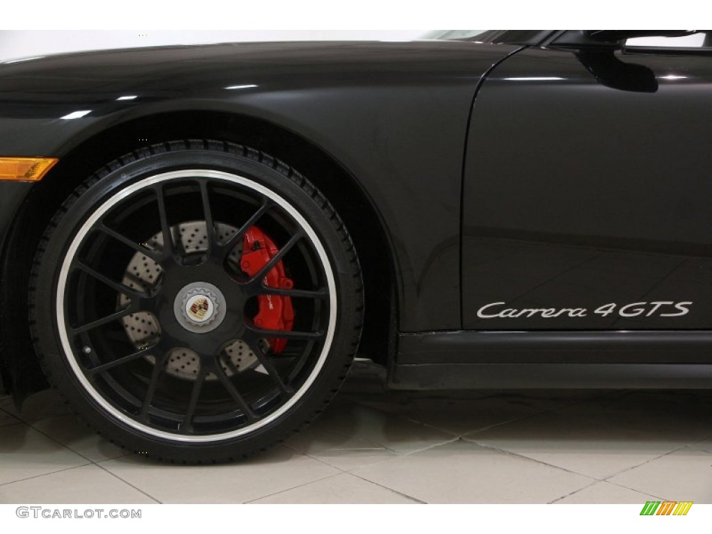 2012 911 Carrera 4 GTS Coupe - Black / Black photo #33