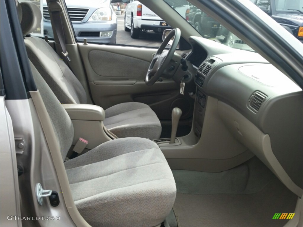 2001 Corolla LE - Sandrift Beige Metallic / Light Charcoal photo #11