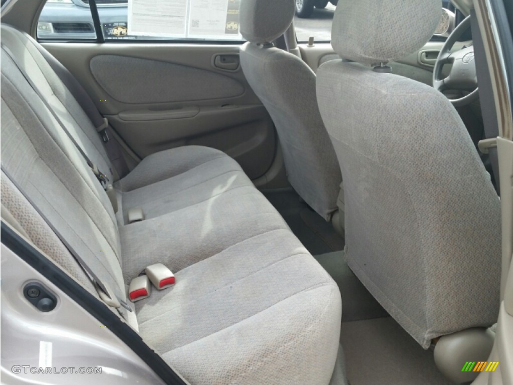 2001 Corolla LE - Sandrift Beige Metallic / Light Charcoal photo #13