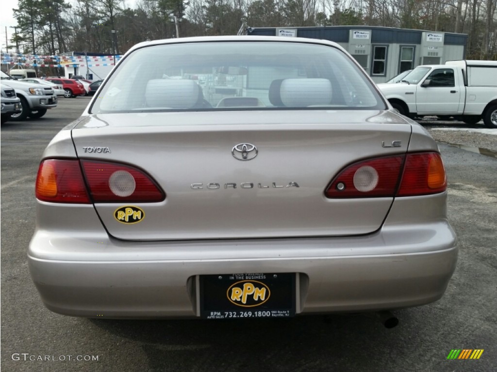 2001 Corolla LE - Sandrift Beige Metallic / Light Charcoal photo #15