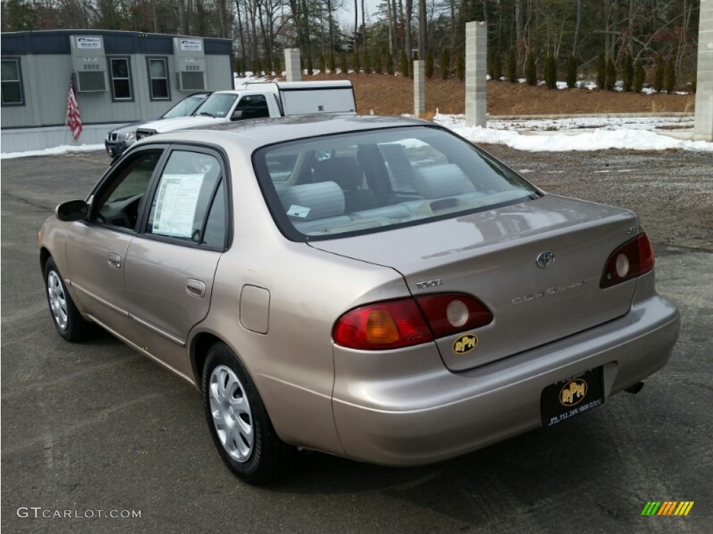 2001 Corolla LE - Sandrift Beige Metallic / Light Charcoal photo #16