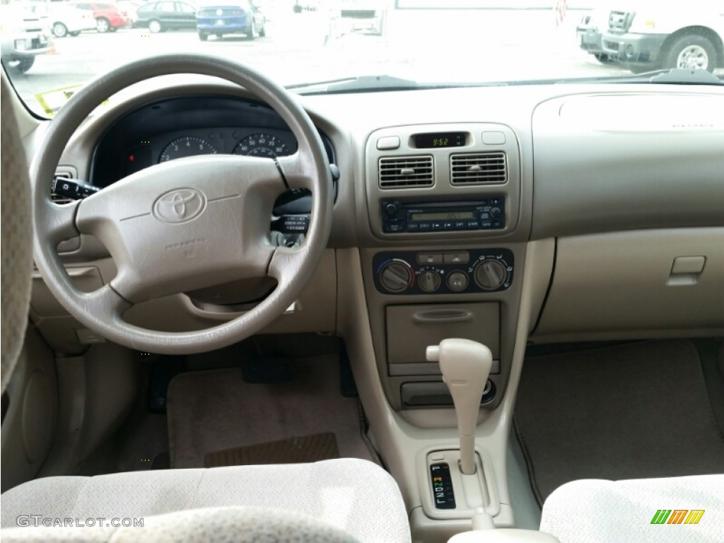 2001 Corolla LE - Sandrift Beige Metallic / Light Charcoal photo #21