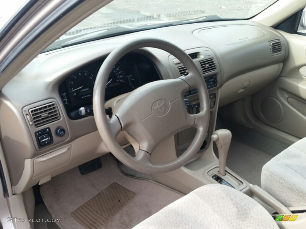 2001 Corolla LE - Sandrift Beige Metallic / Light Charcoal photo #22