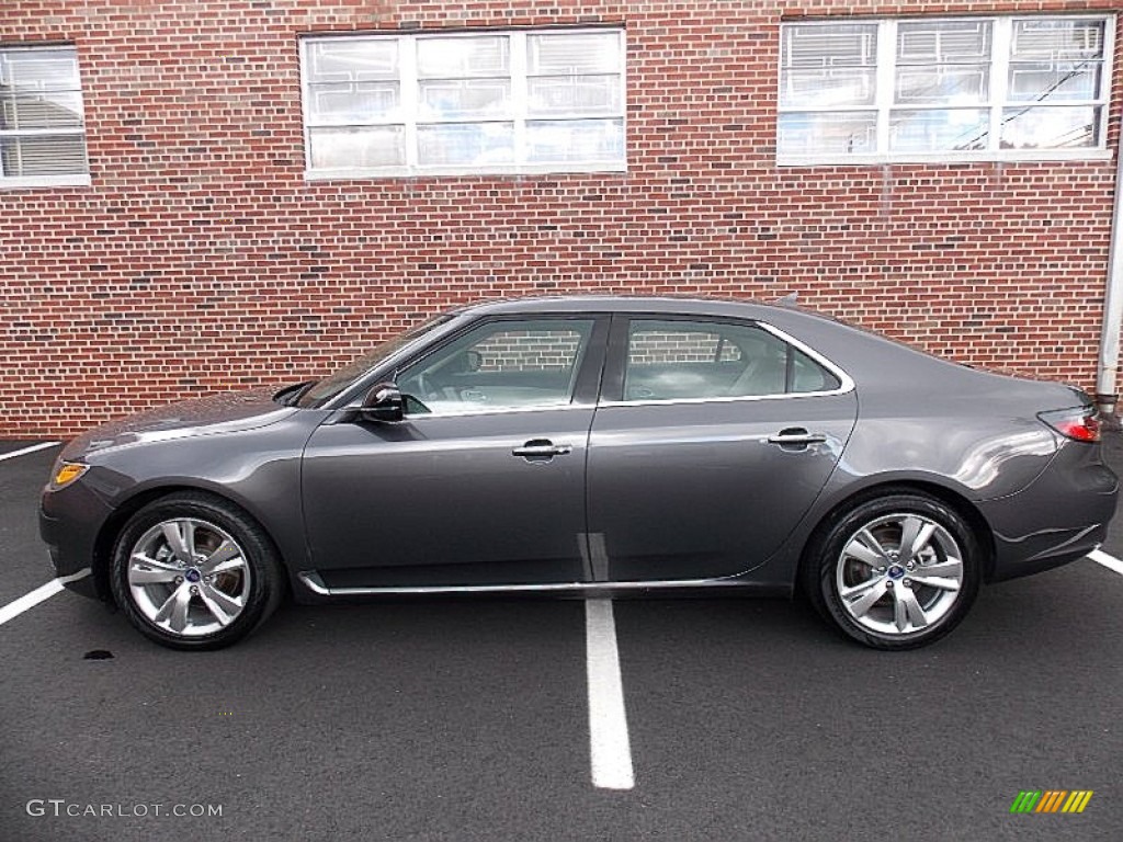 Carbon Grey Metallic 2011 Saab 9-5 Turbo4 Premium Sedan Exterior Photo #102105606