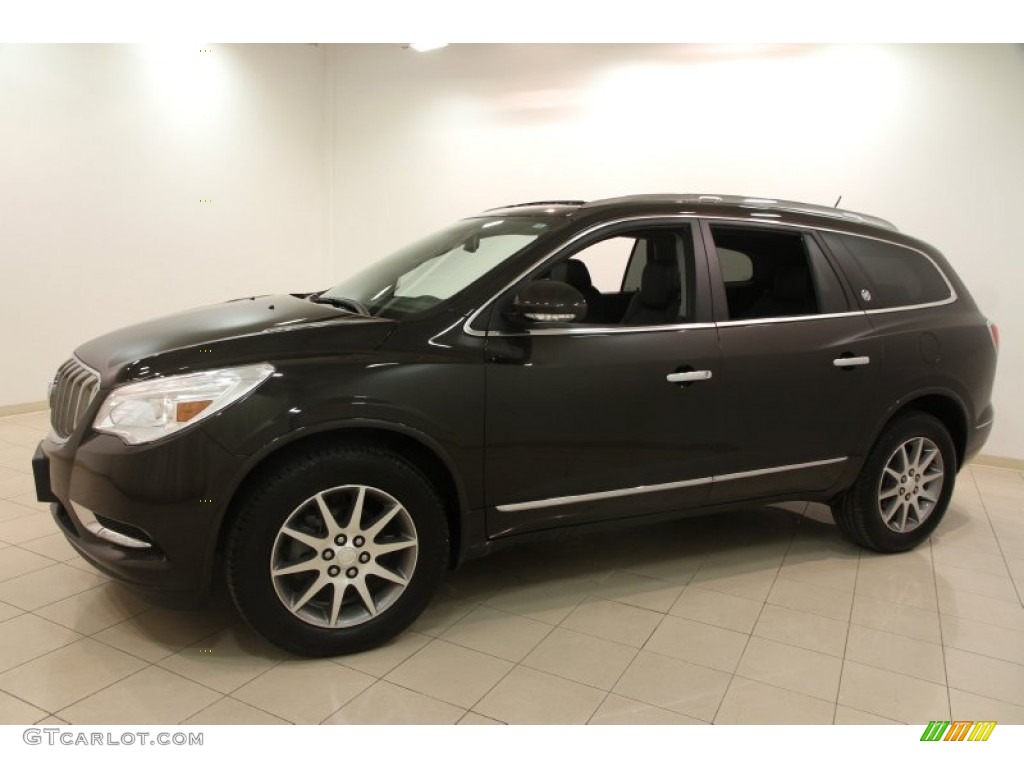 2013 Enclave Leather AWD - Mocha Bronze Metallic / Ebony Leather photo #3