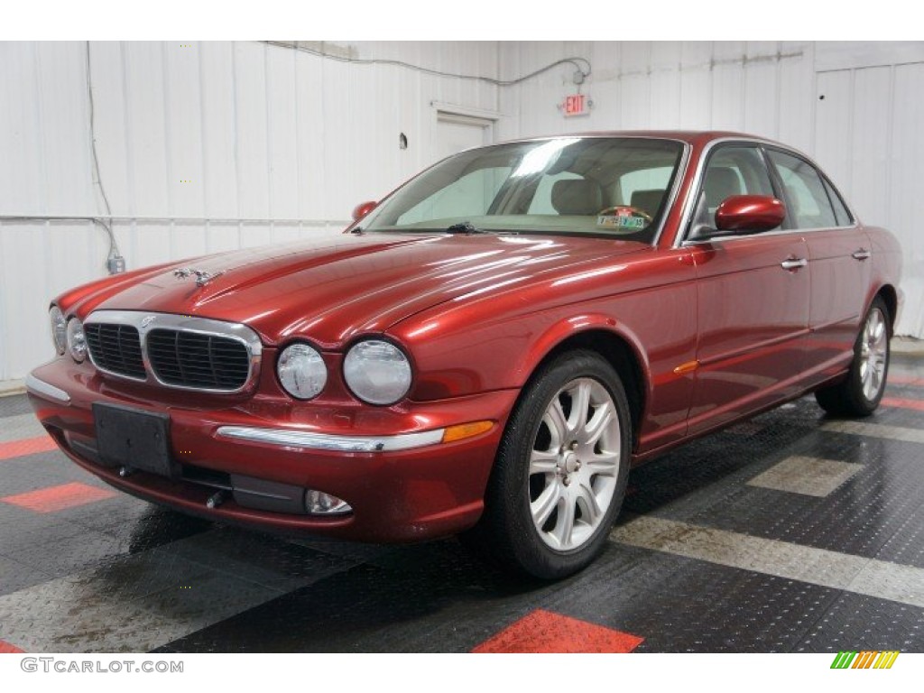 Radiance Red Metallic 2004 Jaguar XJ XJ8 Exterior Photo #102107634