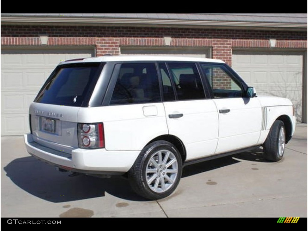 2010 Range Rover HSE - Alaska White / Tan/Arabica Brown photo #1