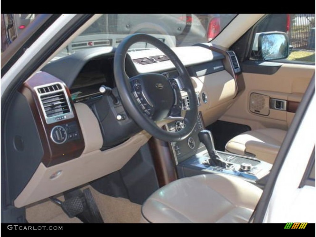 2010 Range Rover HSE - Alaska White / Tan/Arabica Brown photo #2