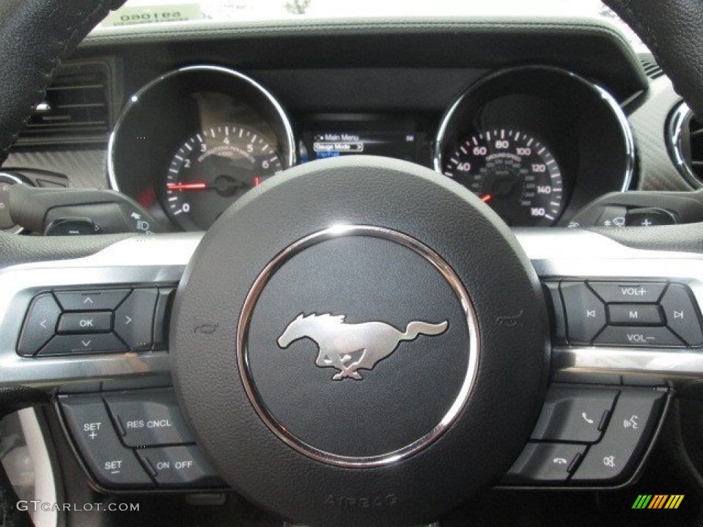 2015 Mustang V6 Coupe - Oxford White / Ebony photo #7