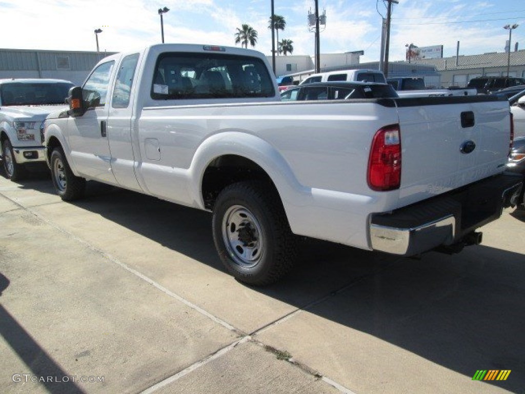 2015 F250 Super Duty XL Super Cab - Oxford White / Steel photo #6