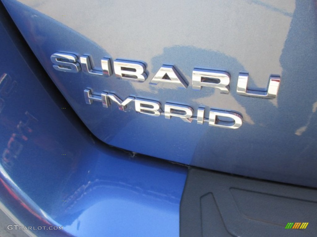 2014 XV Crosstrek Hybrid - Quartz Blue Pearl / Ivory photo #6