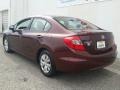 Crimson Pearl - Civic LX Sedan Photo No. 4