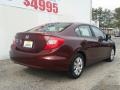 Crimson Pearl - Civic LX Sedan Photo No. 8