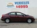 Crimson Pearl - Civic LX Sedan Photo No. 9