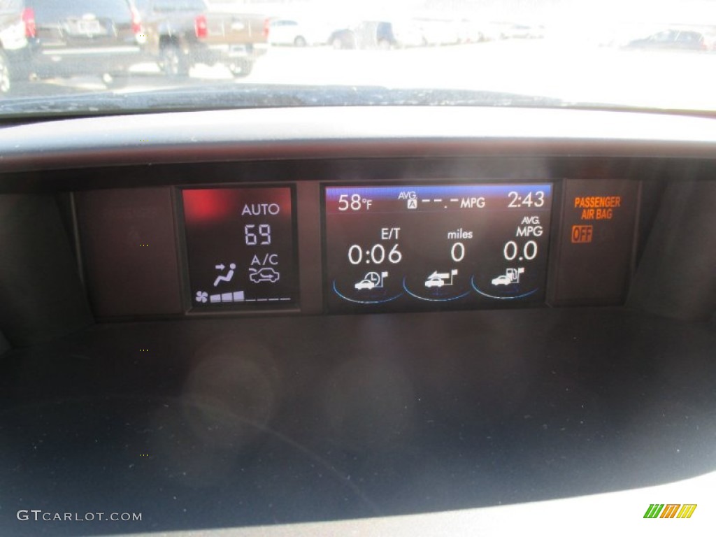 2014 XV Crosstrek Hybrid - Quartz Blue Pearl / Ivory photo #36