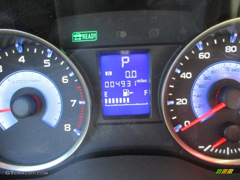 2014 XV Crosstrek Hybrid - Quartz Blue Pearl / Ivory photo #39