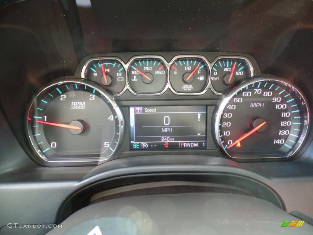 2015 Chevrolet Silverado 2500HD High Country Crew Cab 4x4 Gauges Photo #102117708