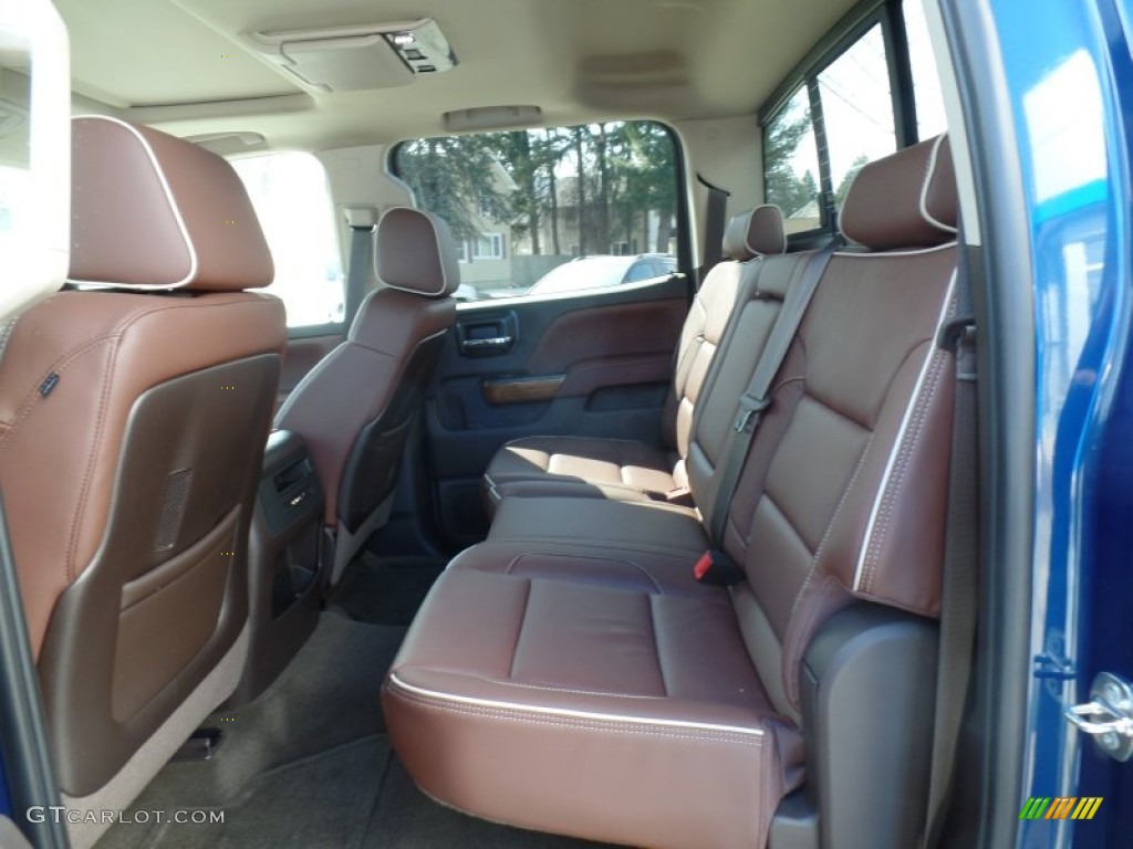 2015 Chevrolet Silverado 2500HD High Country Crew Cab 4x4 Rear Seat Photo #102118263