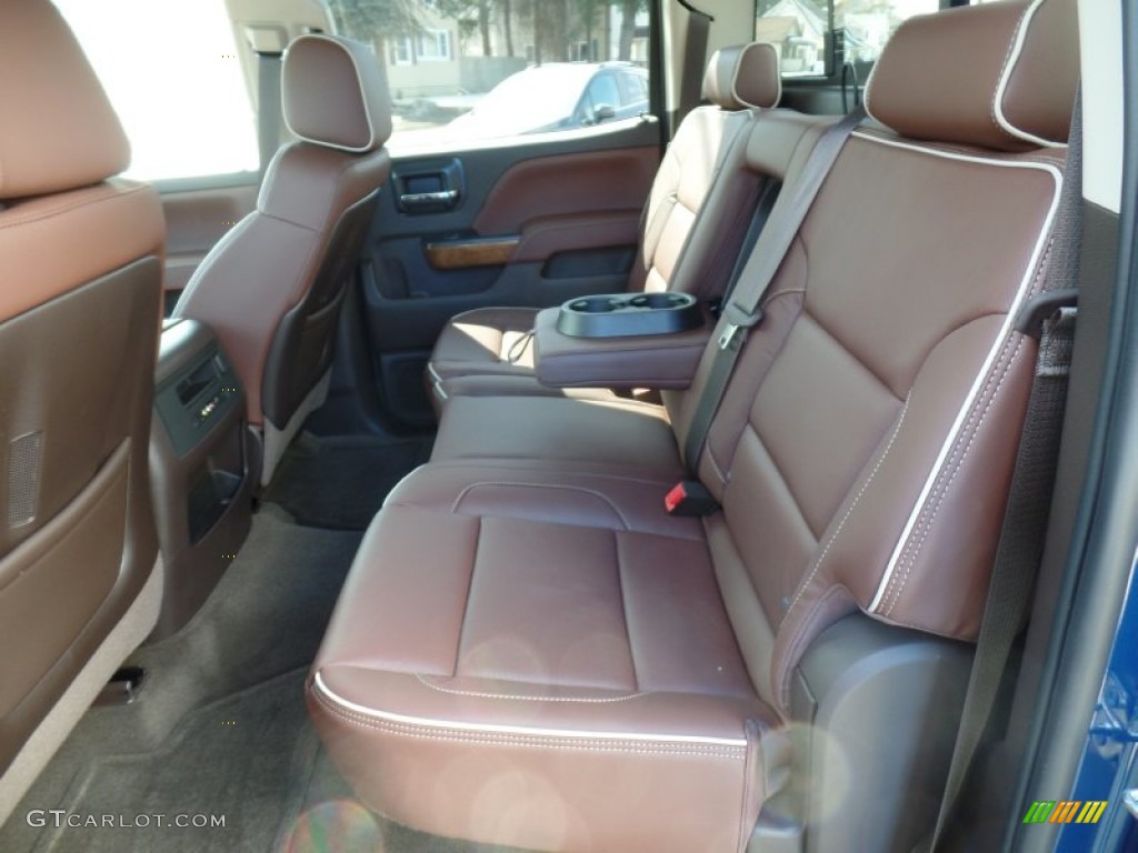 2015 Chevrolet Silverado 2500HD High Country Crew Cab 4x4 Rear Seat Photo #102118290