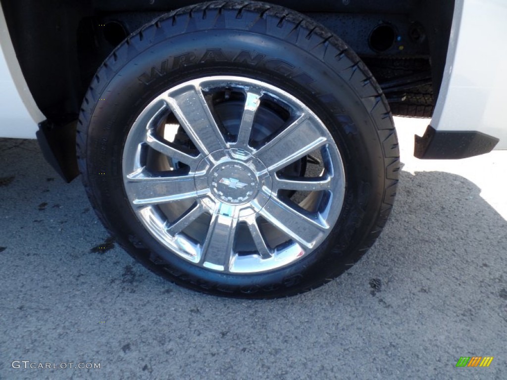 2015 Silverado 1500 High Country Crew Cab 4x4 - White Diamond Tricoat / High Country Saddle photo #9