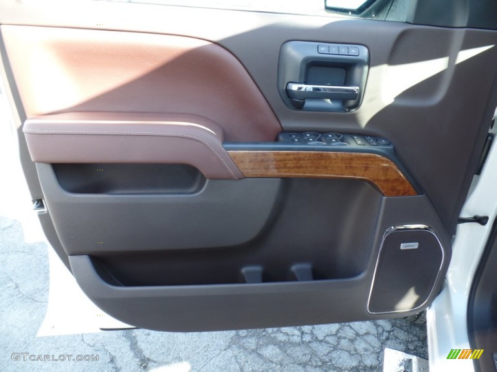 2015 Silverado 1500 High Country Crew Cab 4x4 - White Diamond Tricoat / High Country Saddle photo #16