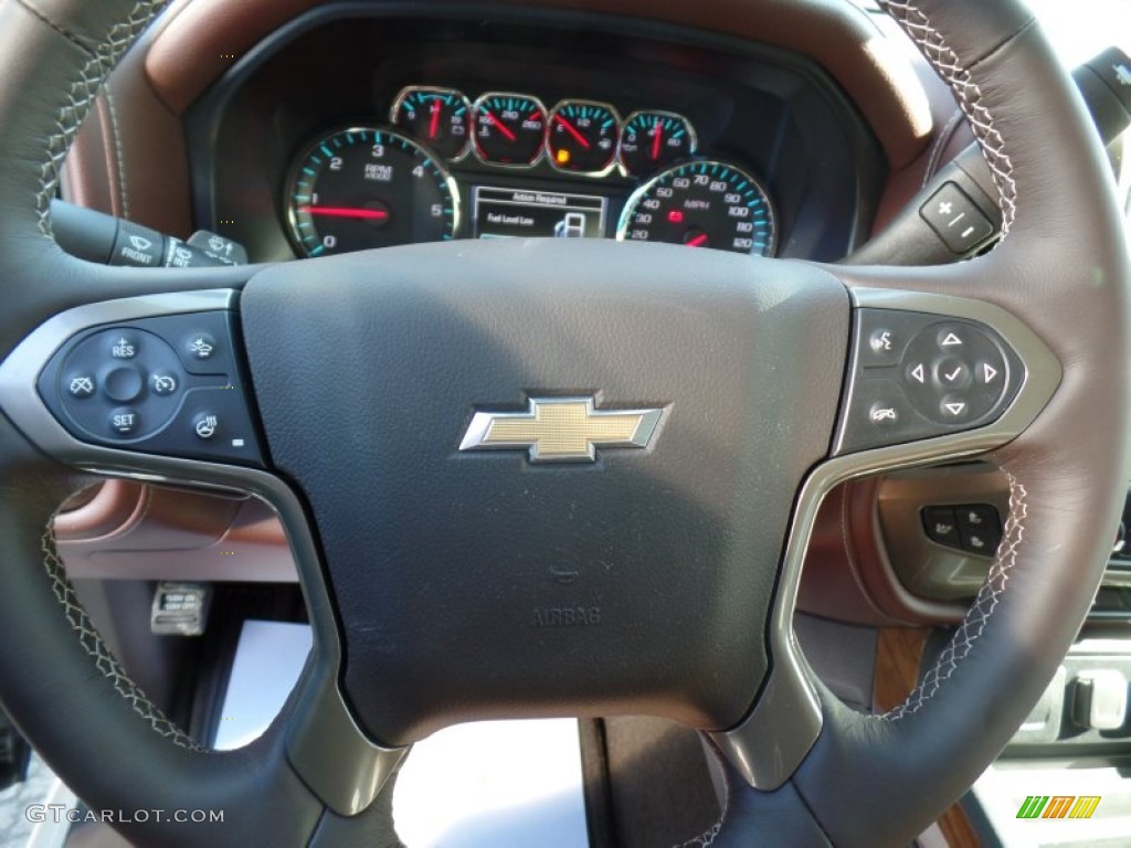 2015 Silverado 1500 High Country Crew Cab 4x4 - White Diamond Tricoat / High Country Saddle photo #22