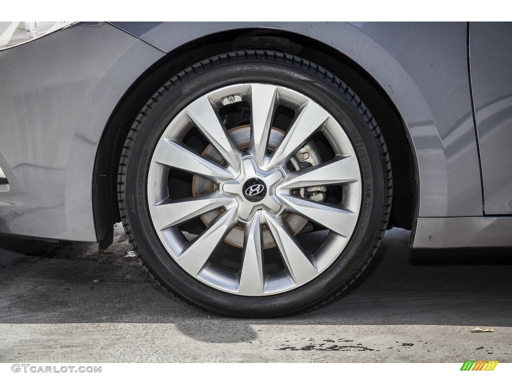 2012 Azera  - Smoke Gray Metallic / Black photo #8