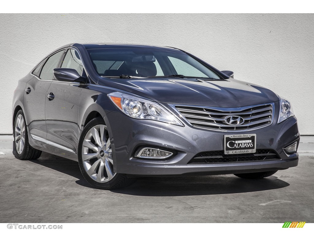 2012 Azera  - Smoke Gray Metallic / Black photo #11
