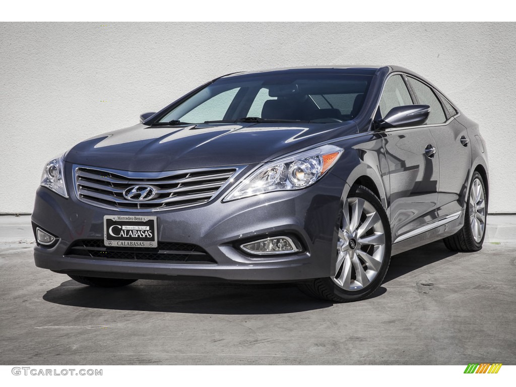 2012 Azera  - Smoke Gray Metallic / Black photo #12