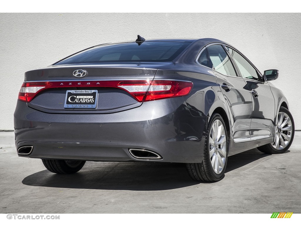 2012 Azera  - Smoke Gray Metallic / Black photo #13