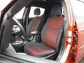 2012 Dodge Avenger Black/Red Interior Front Seat Photo