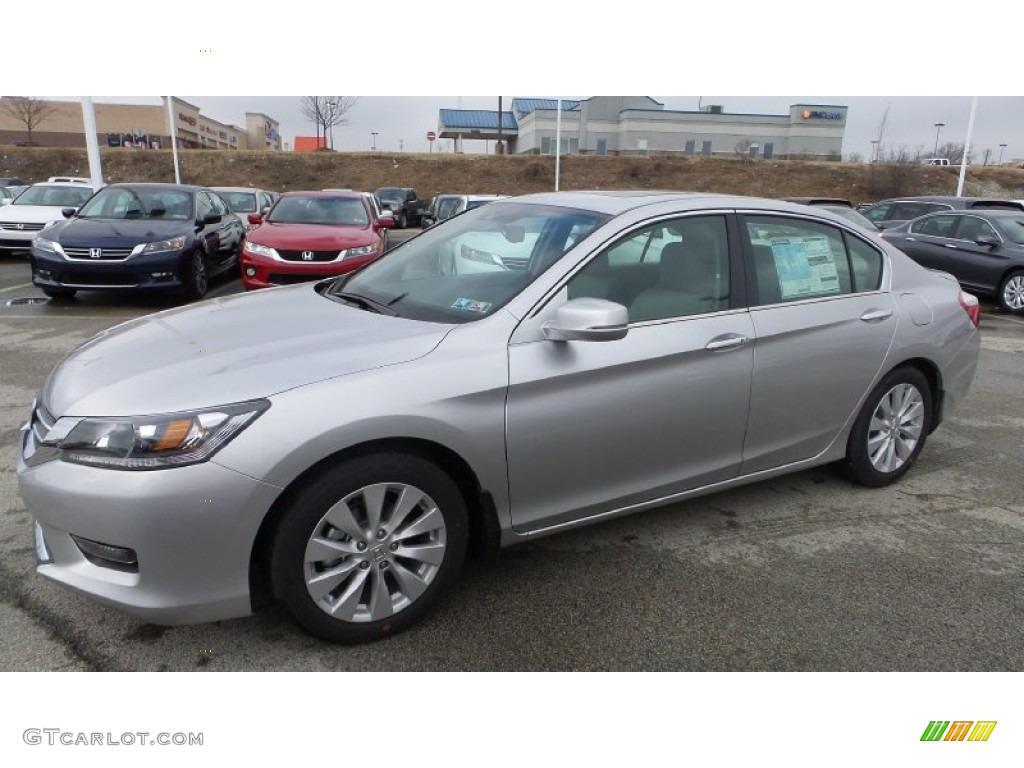 Alabaster Silver Metallic 2015 Honda Accord EX-L Sedan Exterior Photo #102125694