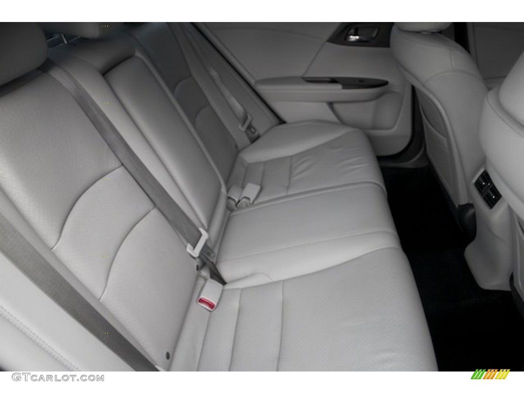 2013 Accord EX-L V6 Sedan - Alabaster Silver Metallic / Gray photo #16