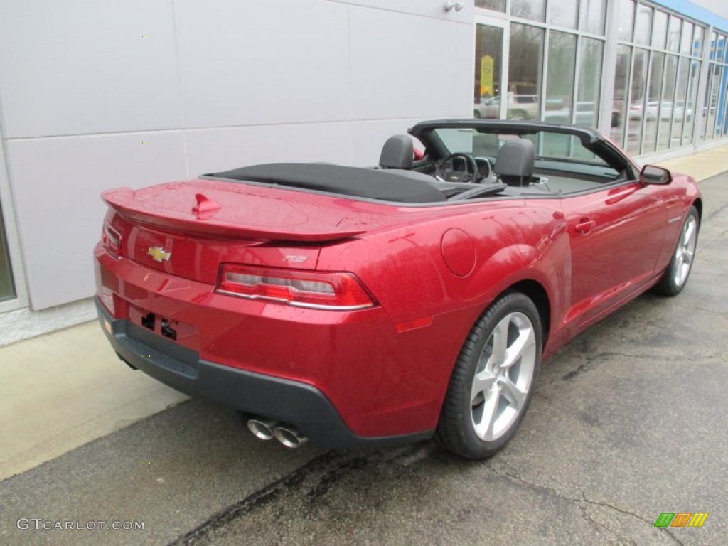 2015 Camaro LT/RS Convertible - Crystal Red Tintcoat / Black photo #5