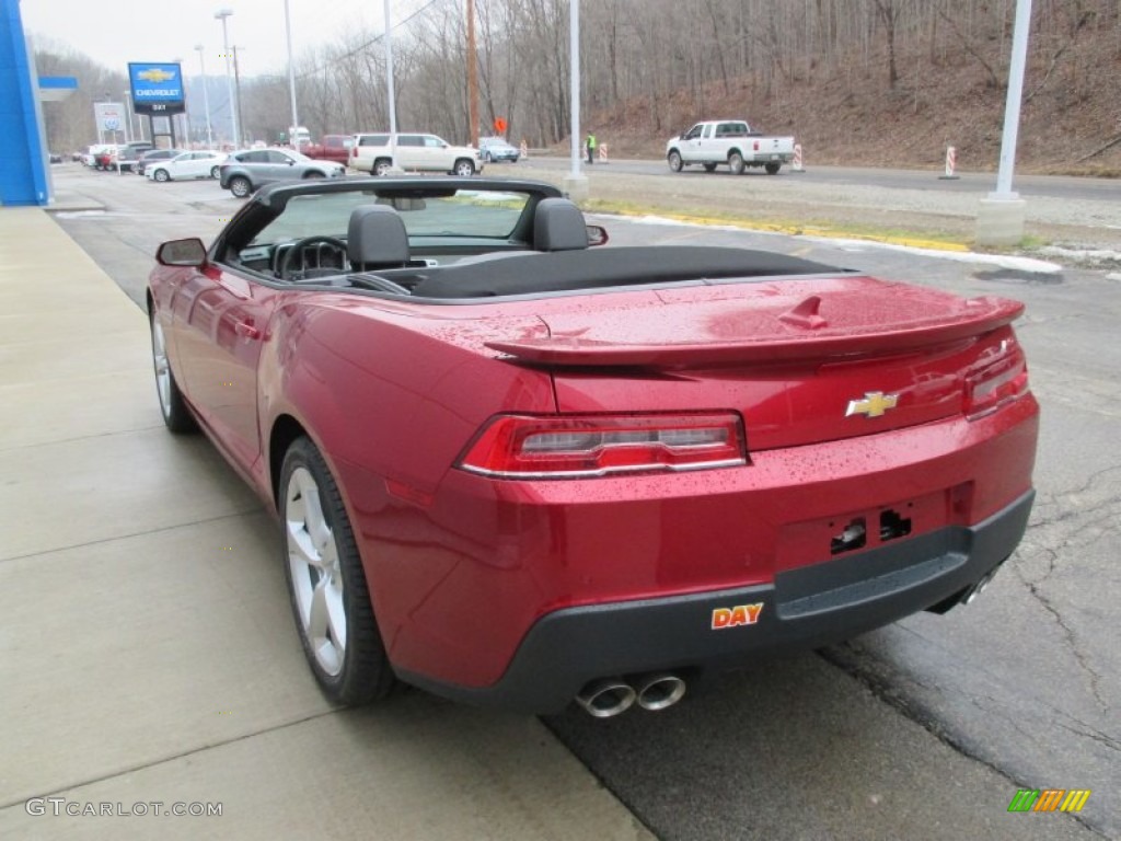 2015 Camaro LT/RS Convertible - Crystal Red Tintcoat / Black photo #8