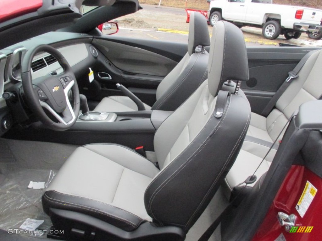 Black Interior 2015 Chevrolet Camaro LT/RS Convertible Photo #102129063