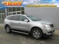 2015 Silver Ice Metallic Chevrolet Traverse LT AWD  photo #1