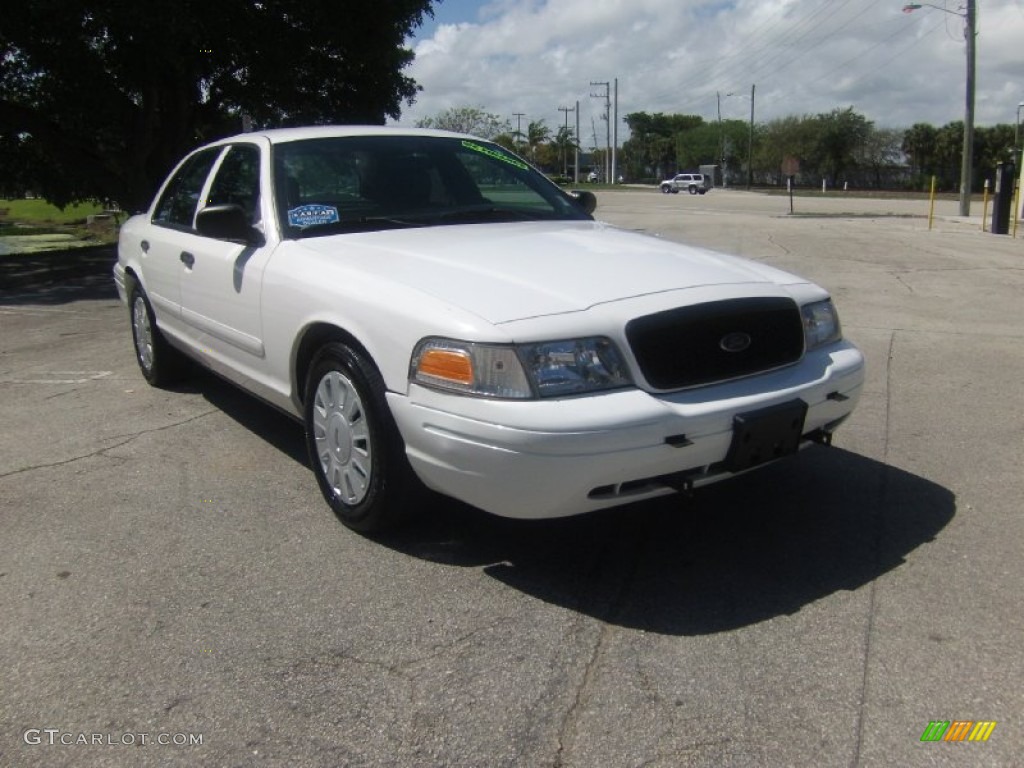 2006 Crown Victoria Police Interceptor - Vibrant White / Charcoal Black photo #8