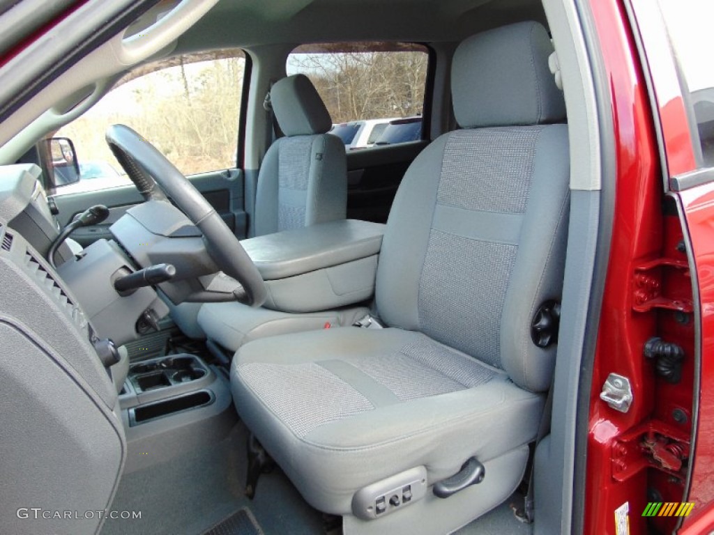 2007 Ram 2500 SLT Mega Cab 4x4 - Inferno Red Crystal Pearl / Medium Slate Gray photo #17