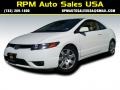 Taffeta White 2007 Honda Civic LX Coupe