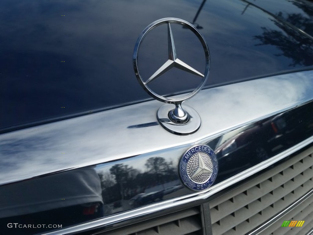 1989 S Class 420 SEL - Nautical Blue Metallic / Blue photo #3