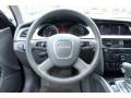 Light Gray 2010 Audi A4 2.0T quattro Sedan Steering Wheel